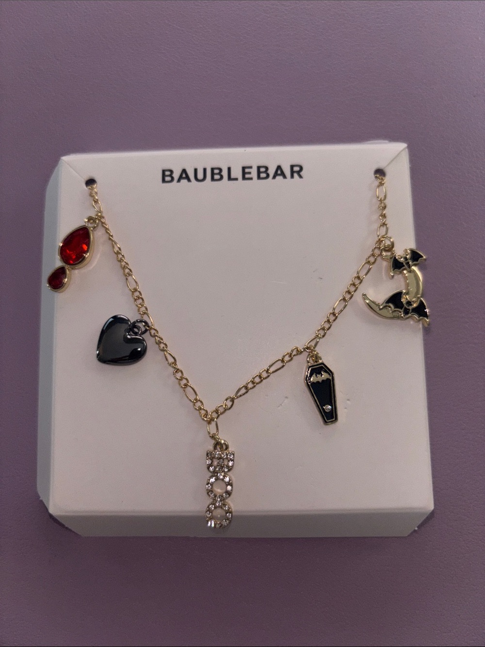 NIB Baublebar Vampire Necklace
